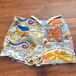 Stella McCartney Kids Multicolor Graphic Shorts